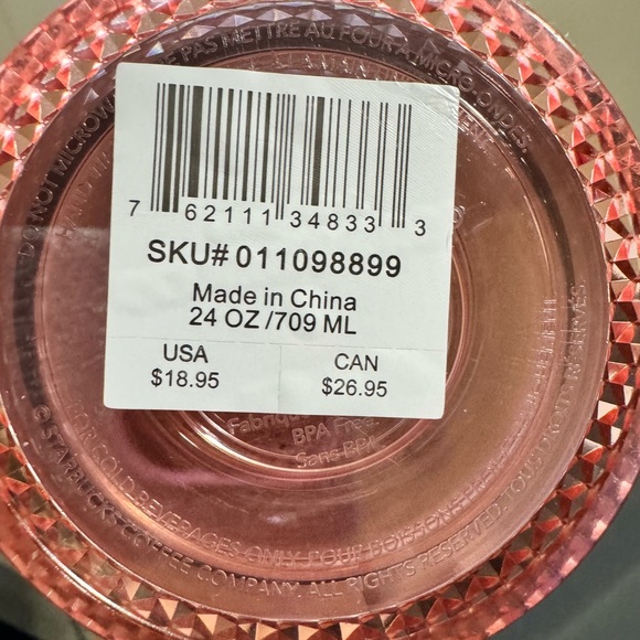 RARE VENTI -240z 2018 STARBUCKS
ROSE GOLD FIRST EDITION STUDDED TUMBLER - Picture 5 of 7